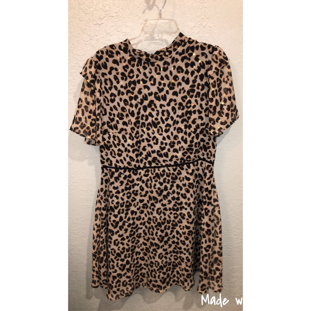 Leopard print dress
